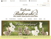 Tablet Screenshot of galeriabukowski.pl